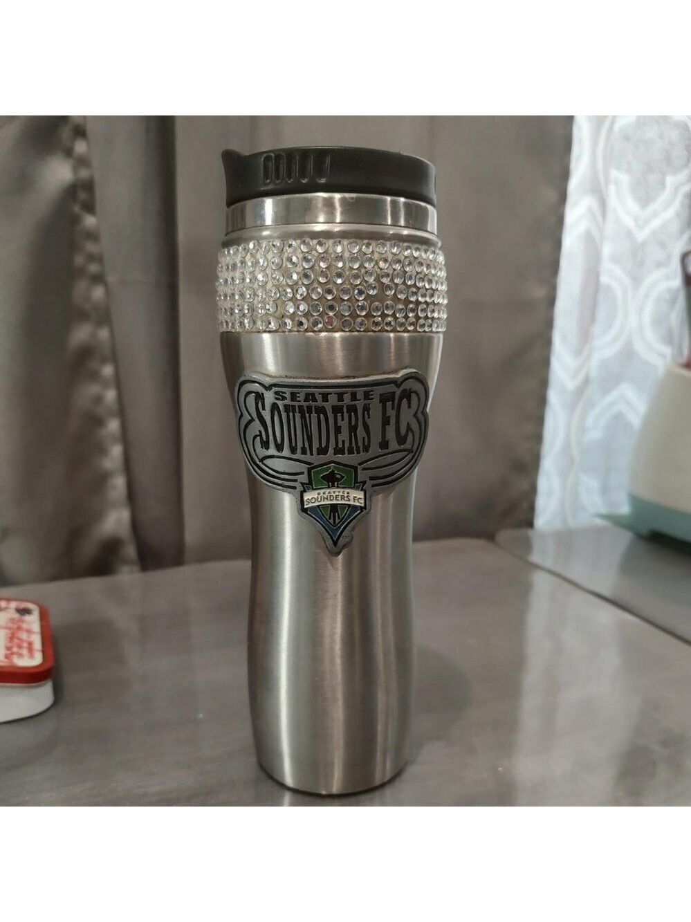 Seattle Sounders Travel Mug Bling
